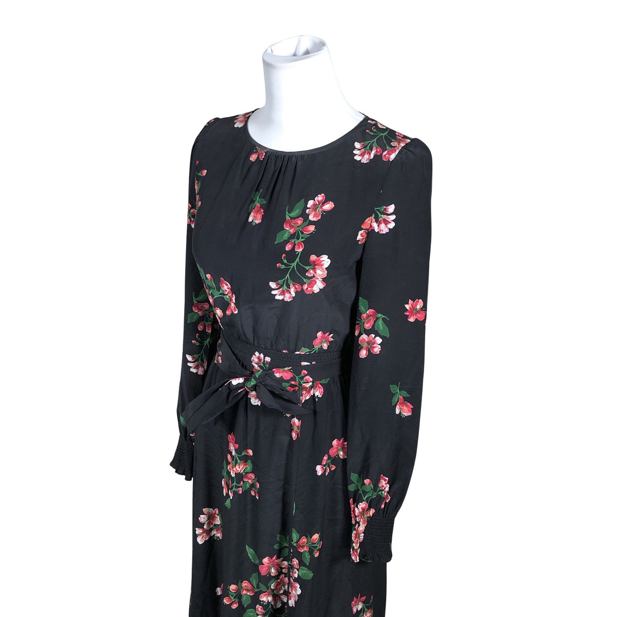 Unisex Sézane - Schiffon dress, size 34 - Black (3)