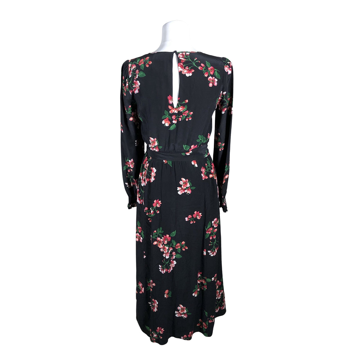 Unisex Sézane - Schiffon dress, size 34 - Black (2)