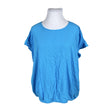 Unisex Kaffe - Short-sleeved blouse, size 46 - Blue ()