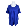 Unisex Ulla Popken - Tricot tunic, size 46 - Blue ()