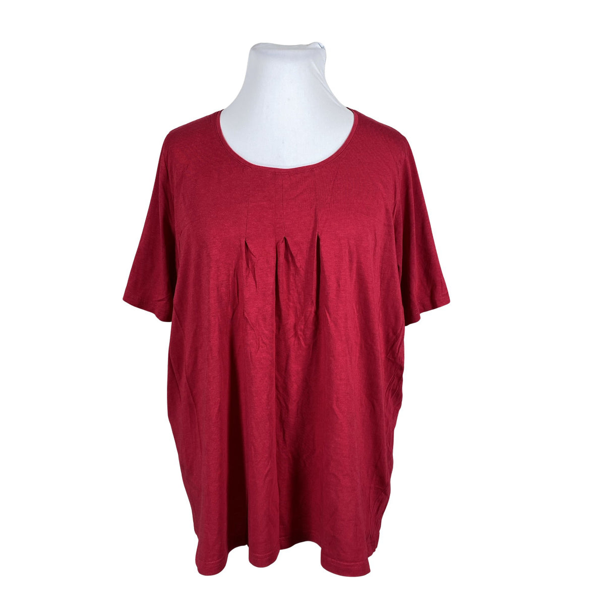 Unisex Ulla Popken - T-shirt, size 46 - Red (1)