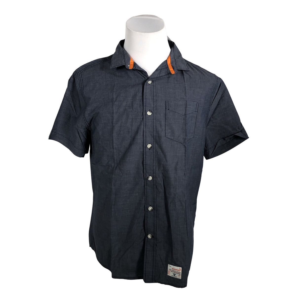 Unisex Superdry - Collared shirt, size XL - Blue (1)