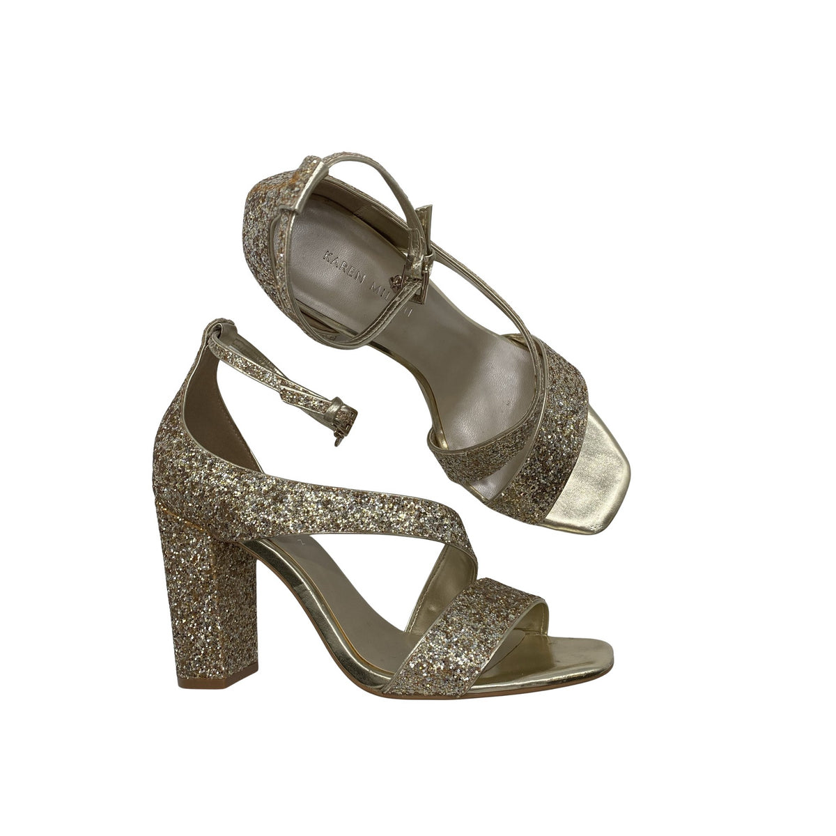Unisex Karen Millen - Evening high heels, size 39 - Gold (1)