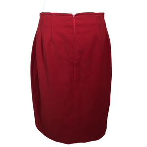 Unisex Extenzo Paris - Fabric skirt, size 40 - Red (2)