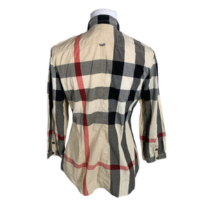 Unisex Burberry Brit - Collared shirt, size 38 - Beige (2)