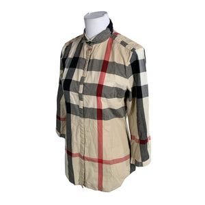 Unisex Burberry Brit - Collared shirt, size 38 - Beige (3)