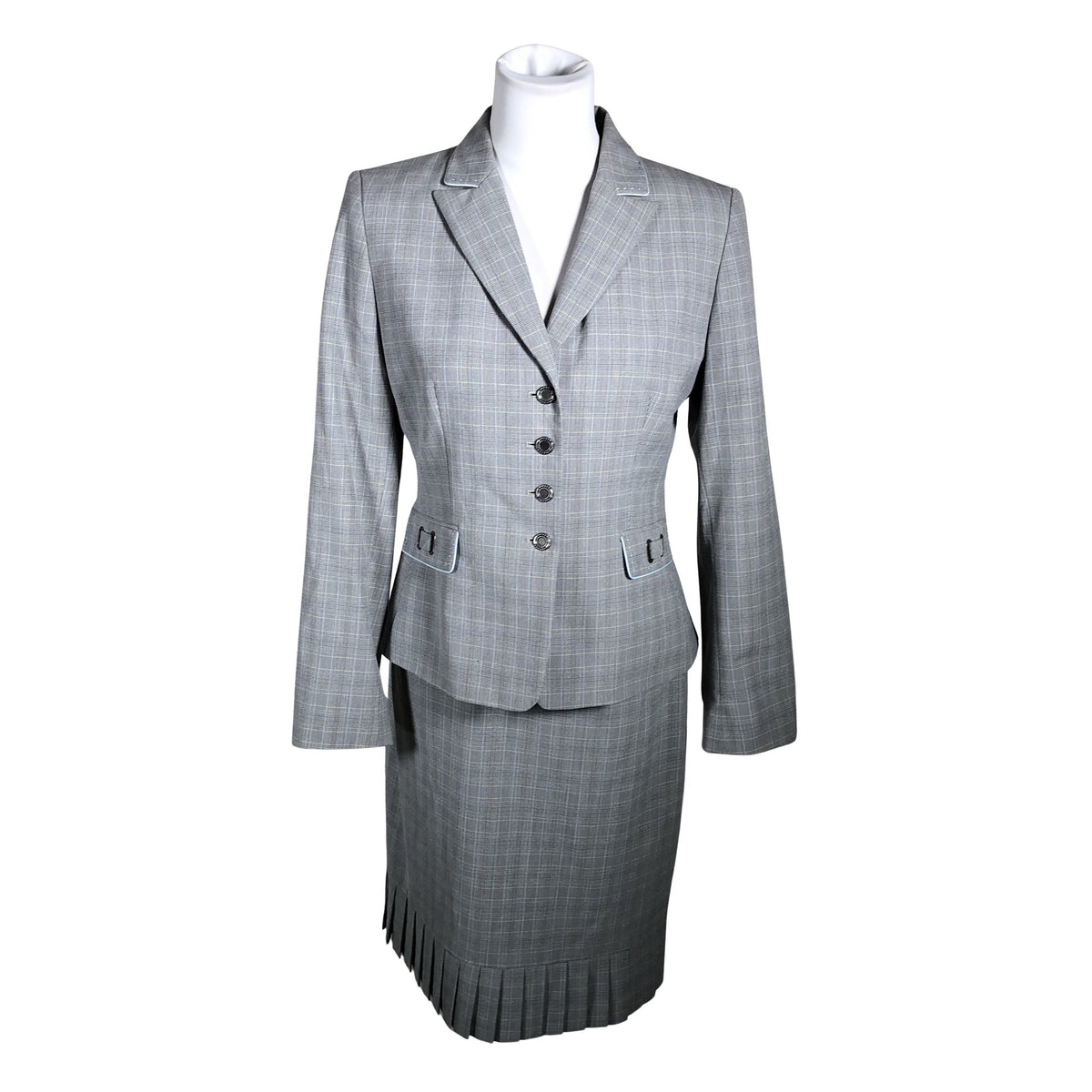 Unisex Tahari Arthur S.Levine - Suit set, size 38 - Gray (1)