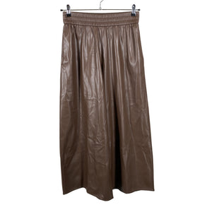 Unisex Weekend by MaxMara - Leather pants, size 38 - Brown (1)