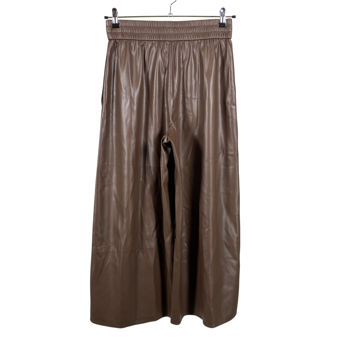 Unisex Weekend by MaxMara - Leather pants, size 38 - Brown (3)