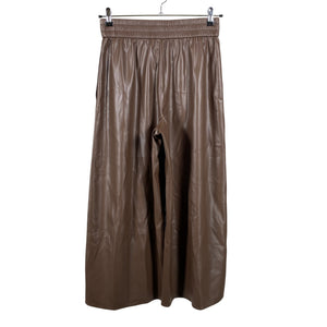 Unisex Weekend by MaxMara - Leather pants, size 38 - Brown (3)
