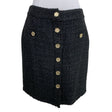 Unisex Rue de Femme - Fabric skirt, size 40 - Black ()