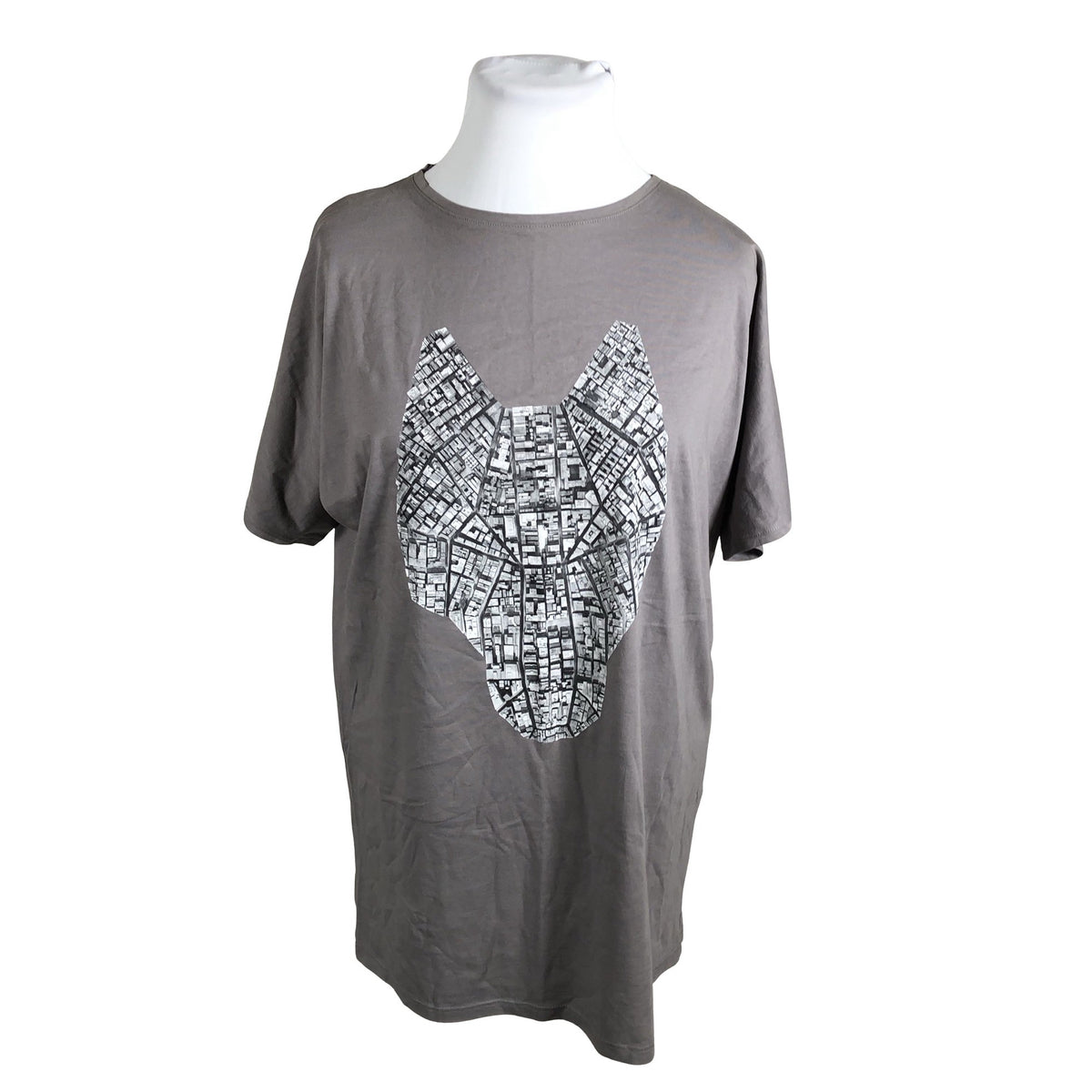 Unisex One Wolf - T-shirt, size 42 - Gray (1)