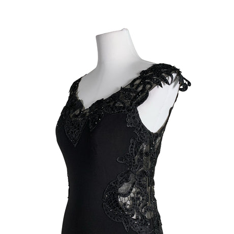 Unisex MasCara - Evening dress, size 40 - Black (2)
