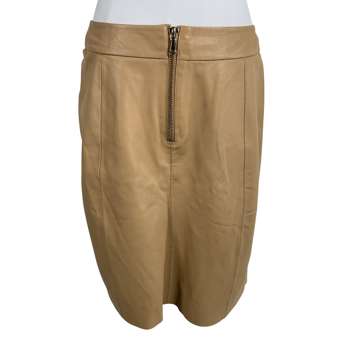 Unisex Mos Mosh - Leather skirt, size 40 - Beige (3)