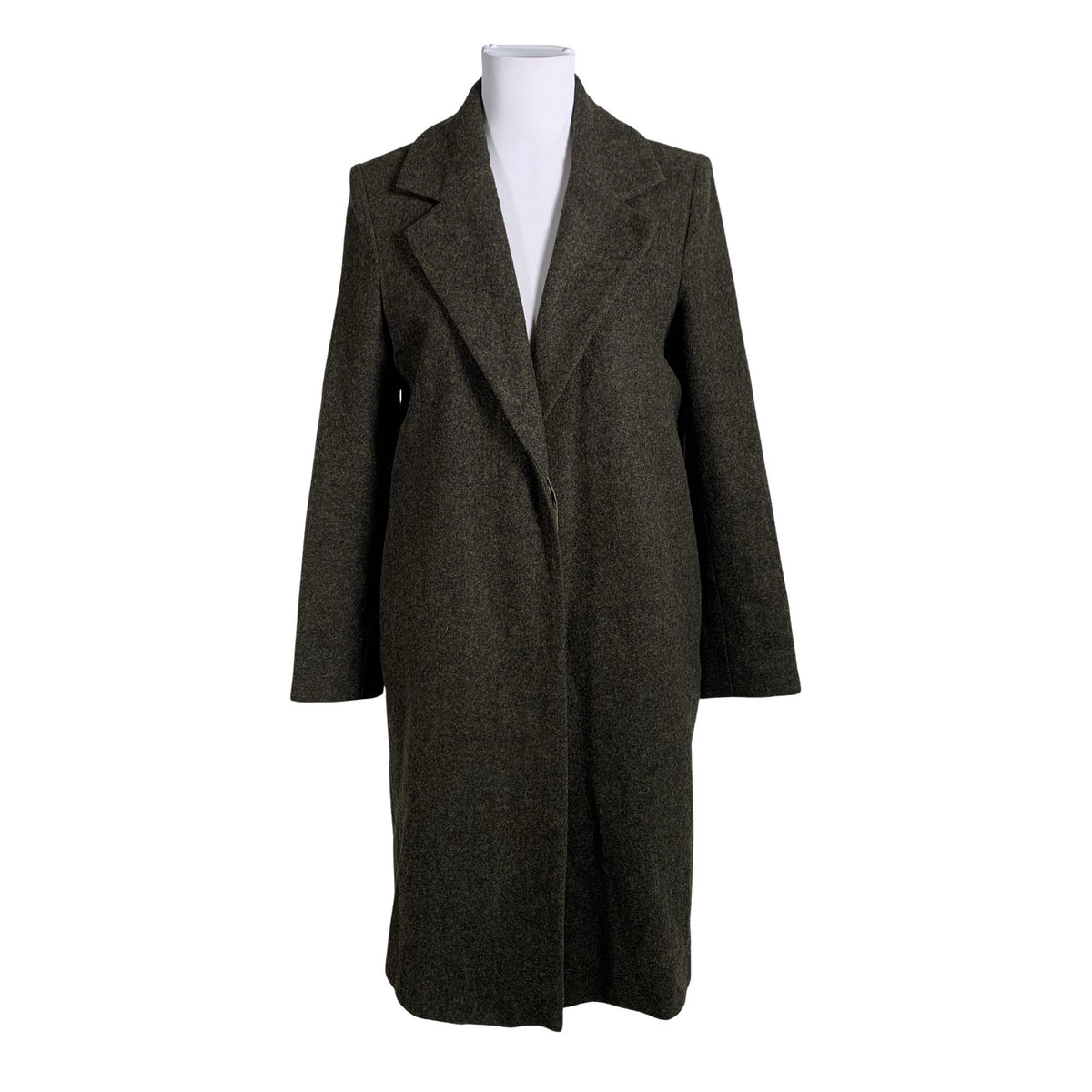 Unisex COS - Wool coat, size 36 - Brown (1)