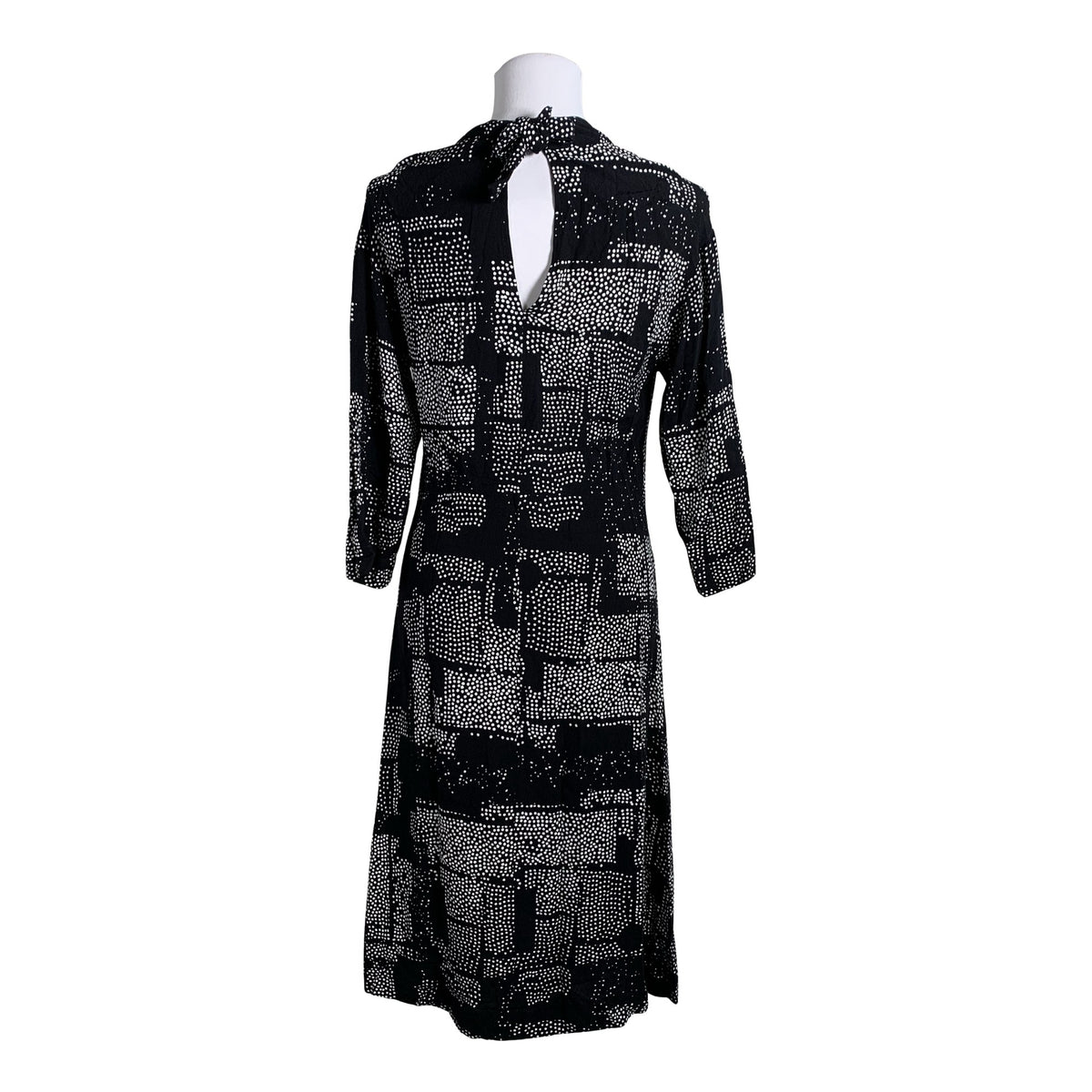 Unisex Marimekko - Schiffon dress, size 36 - Black (3)