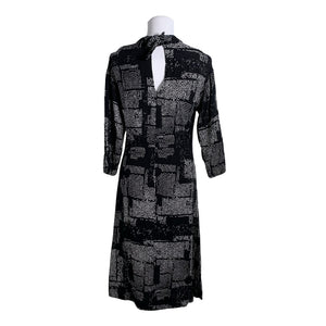 Unisex Marimekko - Schiffon dress, size 36 - Black (3)