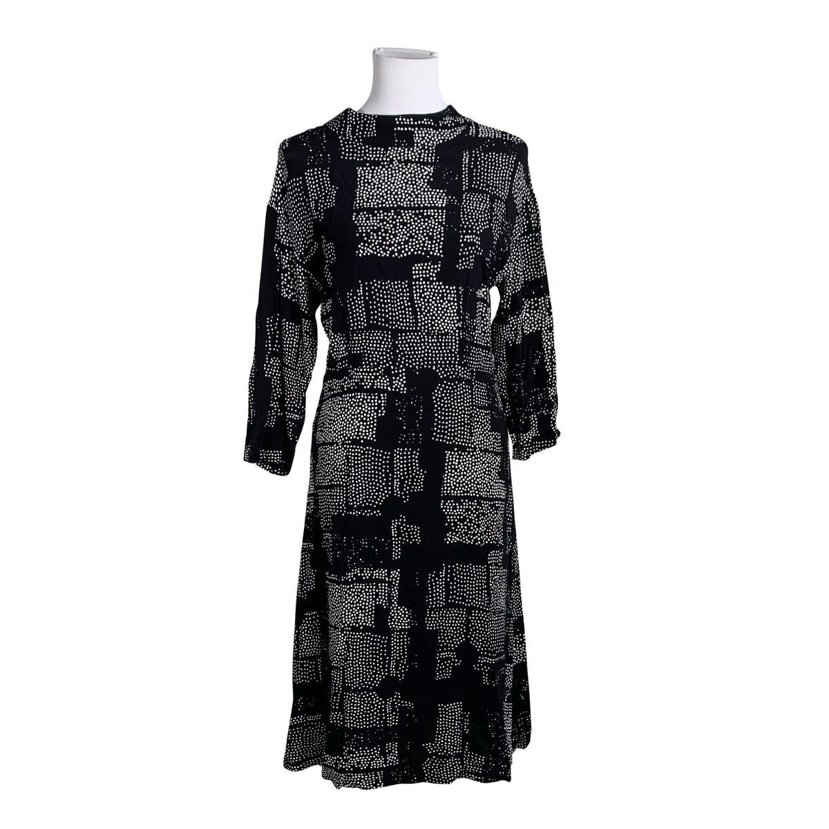 Unisex Marimekko - Schiffon dress, size 36 - Black (1)