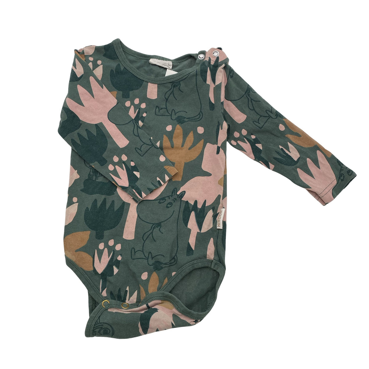 Unisex Moomin by Martinex - Body, size 74 - 80 - Green (1)