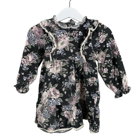 Unisex Newbie - Tricot dress, size 74 - 80 - Gray ()