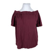 Unisex Marimekko - Short-sleeved blouse, size 42 - Wine red ()
