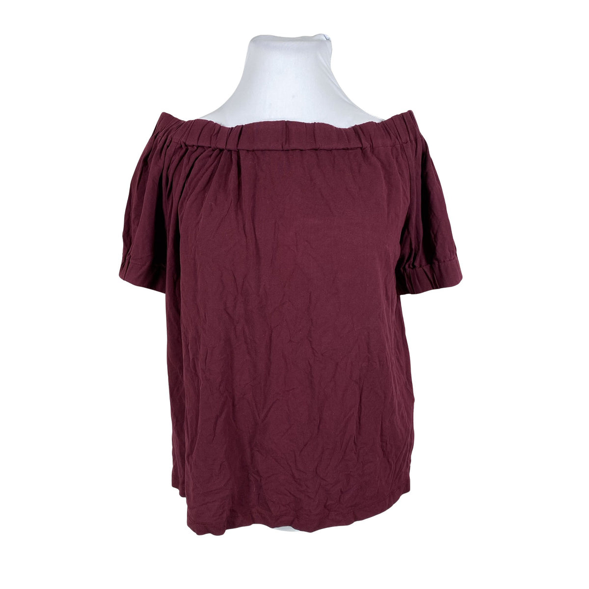 Unisex Marimekko - Short-sleeved blouse, size 42 - Wine red (1)