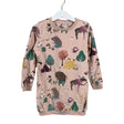 Unisex Lindex - Sweatshirt dress, size 110 - 116 - Light pink ()