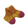 Unisex Handmade - Wool socks, size 28 - Yellow ()