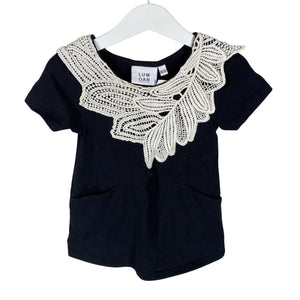 Unisex Lumoan - Tricot dress, size 86 - 92 - Black (1)
