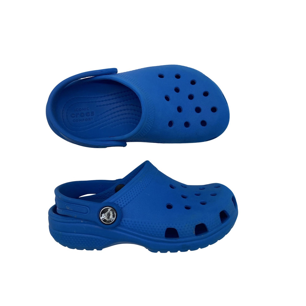 Unisex Crocs - Slip-on shoes, size 27 - Blue (1)