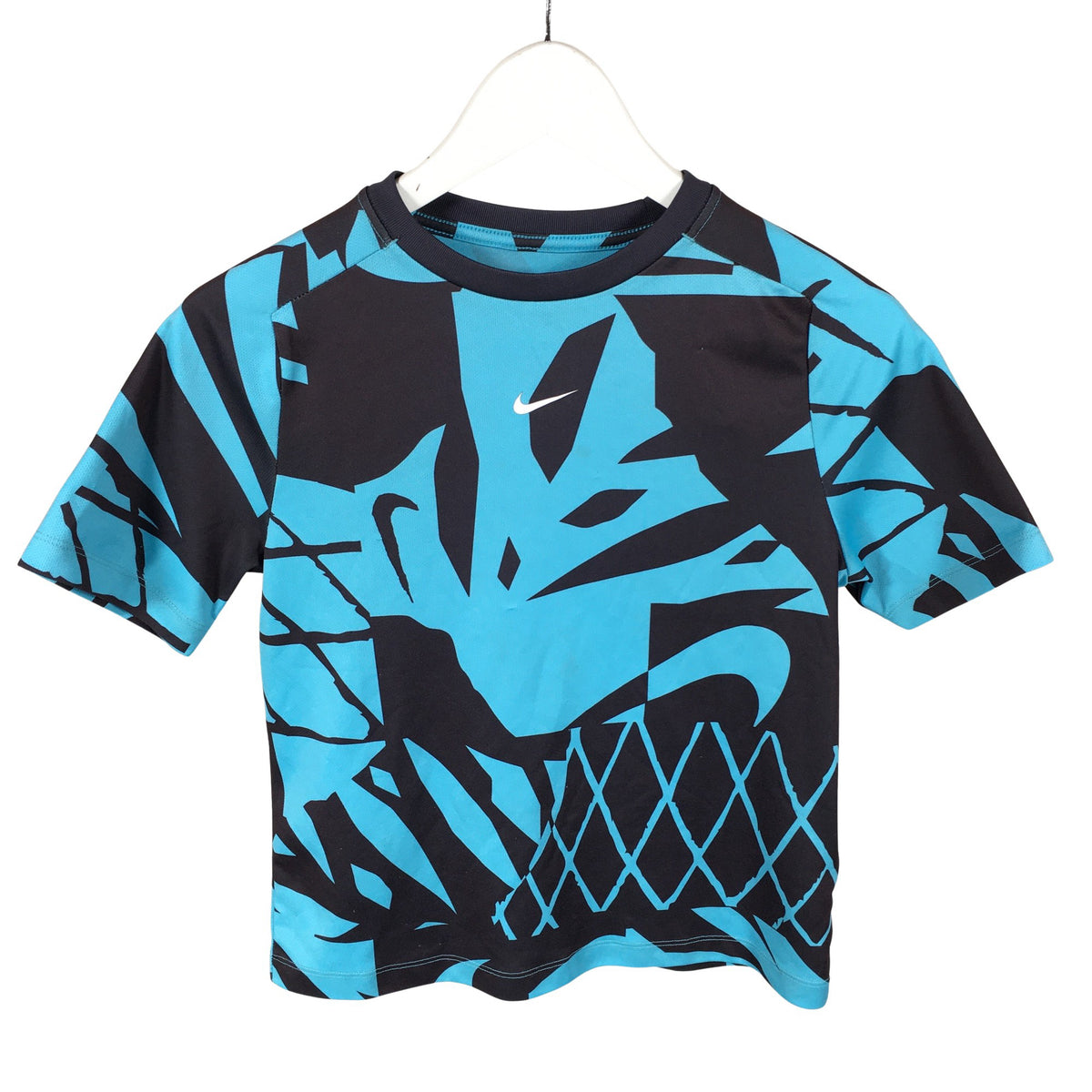 Unisex Nike - Sports shirt, short sleeve, size 140 - 146 - Blue (1)