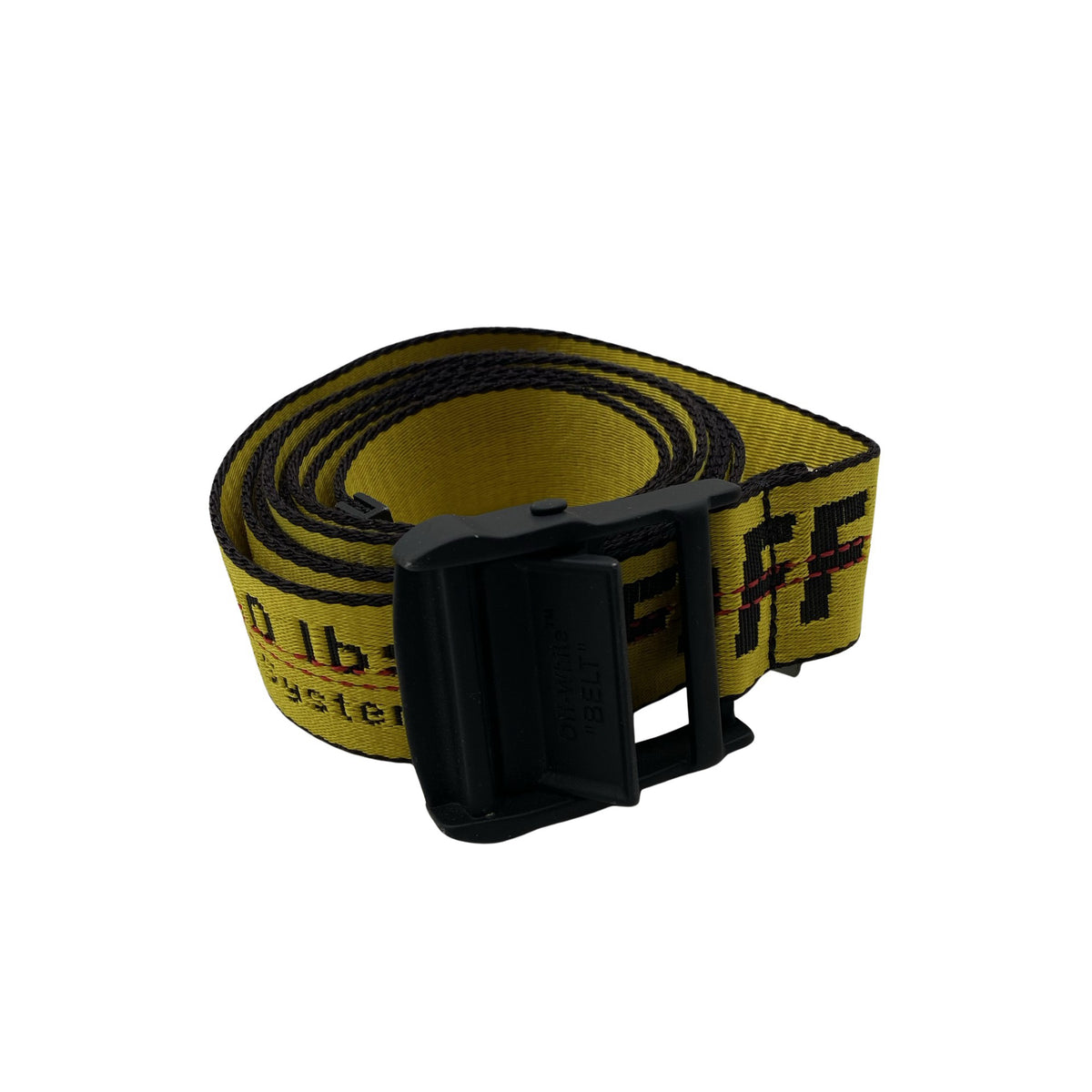 Unisex Off-White - Fabric belt, size Ei kokoa - Yellow (1)