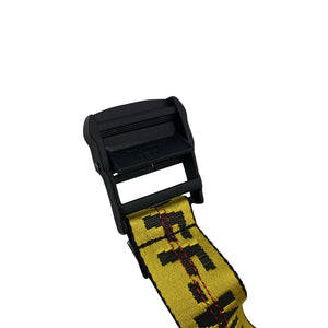 Unisex Off-White - Fabric belt, size Ei kokoa - Yellow (3)