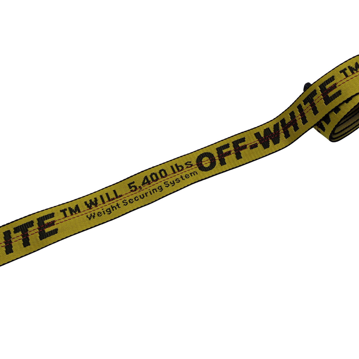 Unisex Off-White - Fabric belt, size Ei kokoa - Yellow (2)