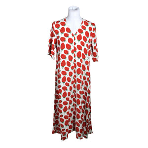 Unisex Marimekko - Schiffon dress, size 36 - Red (1)