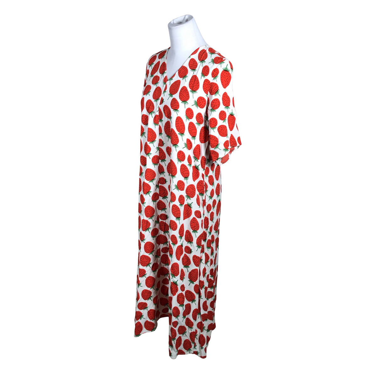 Unisex Marimekko - Schiffon dress, size 36 - Red (3)