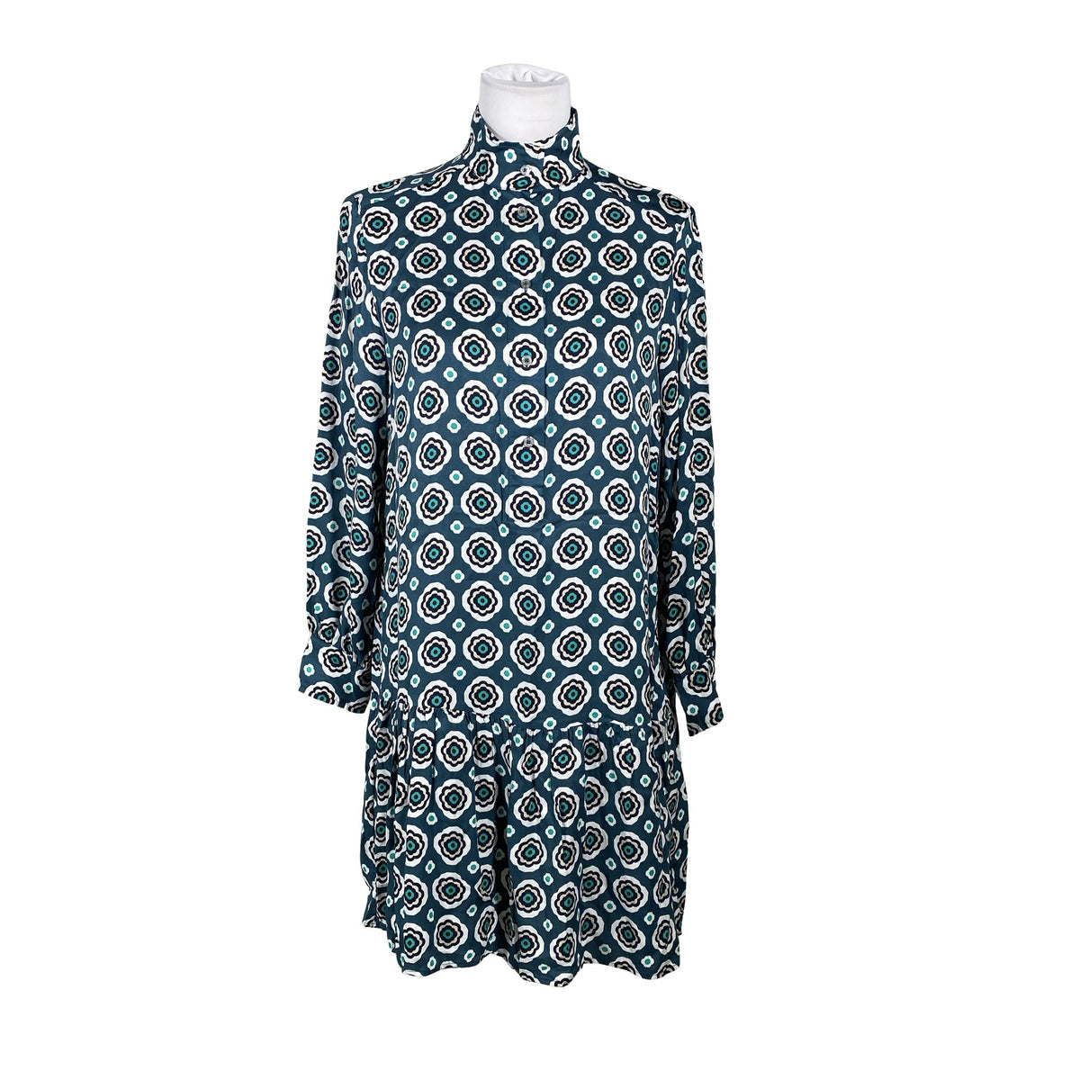 Unisex Marc O'Polo - Schiffon dress, size 34 - Green (1)
