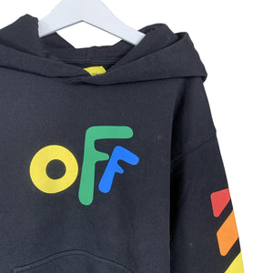 Unisex Off-White - Hoodie, size 134 - 140 - Black (3)
