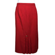 Unisex Francesca - Fabric skirt, size 40 - Red ()