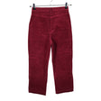Unisex Nanso - Velvet pants, size 34 - Red ()