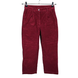 Unisex Nanso - Velvet pants, size 34 - Red (2)