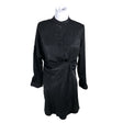 Unisex Na-KD - Schiffon dress, size 36 - Black ()