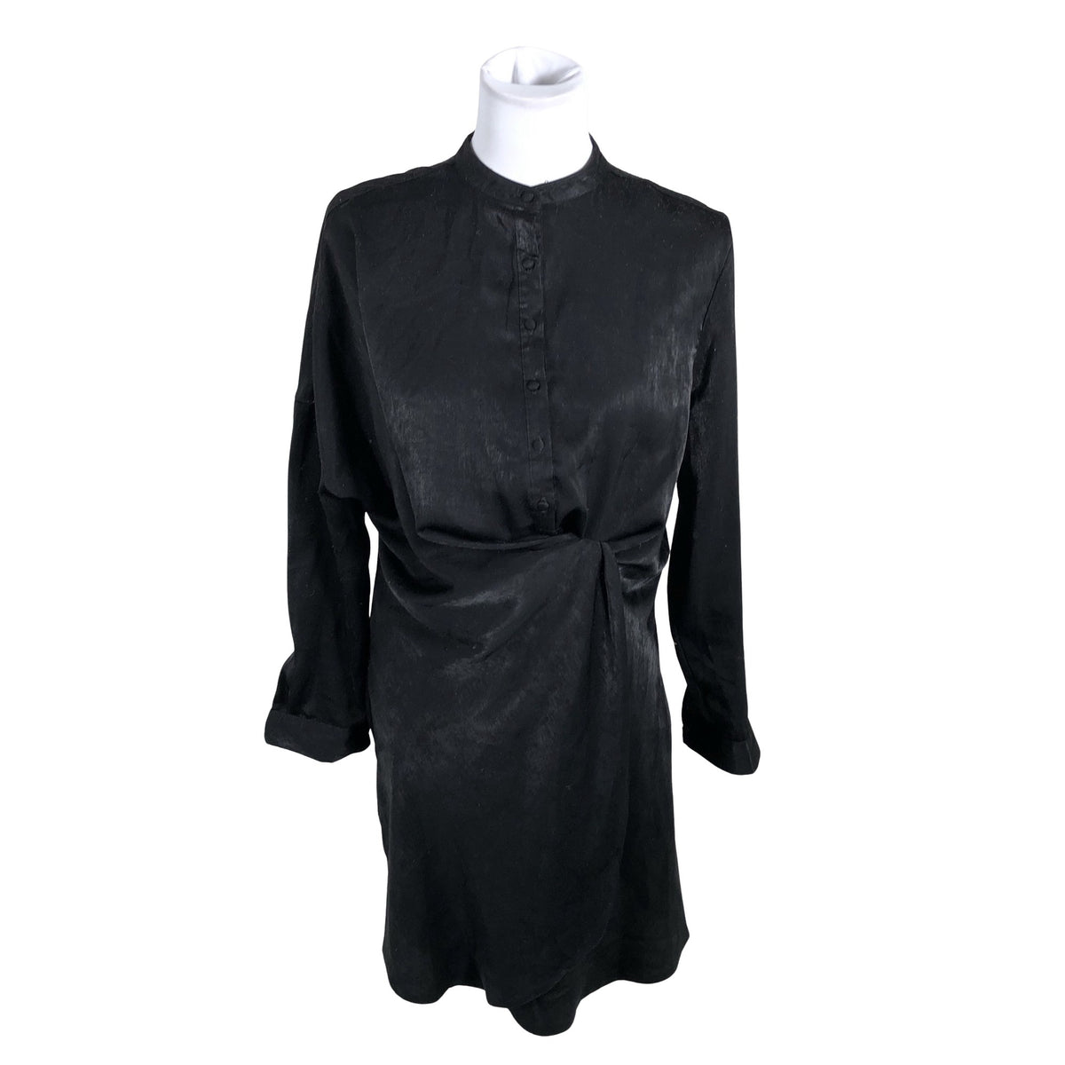 Unisex Na-KD - Schiffon dress, size 36 - Black (1)