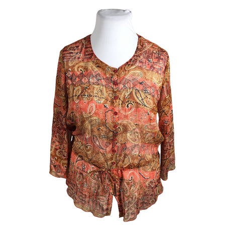 Unisex Lindon - Blouse, size 44 - Orange ()