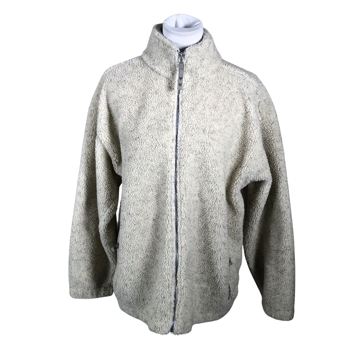 Unisex Hummel - Faux fur coat, size 38 - Beige (1)