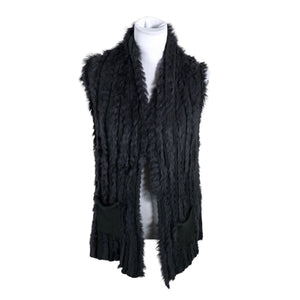 Unisex Soyaconcept - Knit vest, size 40 - Gray (1)