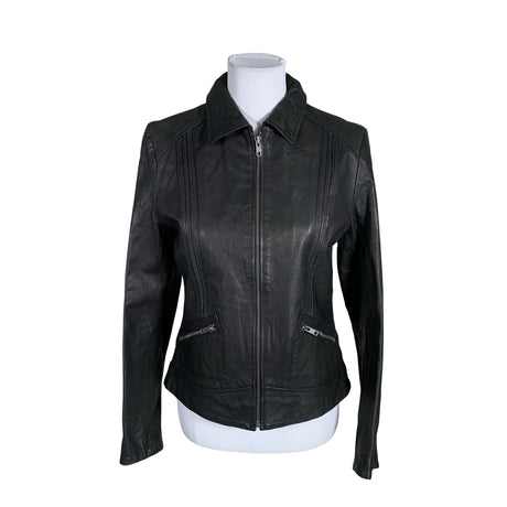 Unisex Big-L - Leather jacket, size 38 - Brown ()