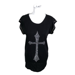 Unisex Benetton - T-shirt, size 36 - Black (1)