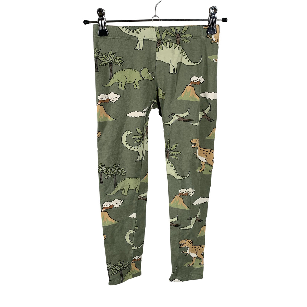 Unisex Lindex - Leggings, size 110 - 116 - Green (1)