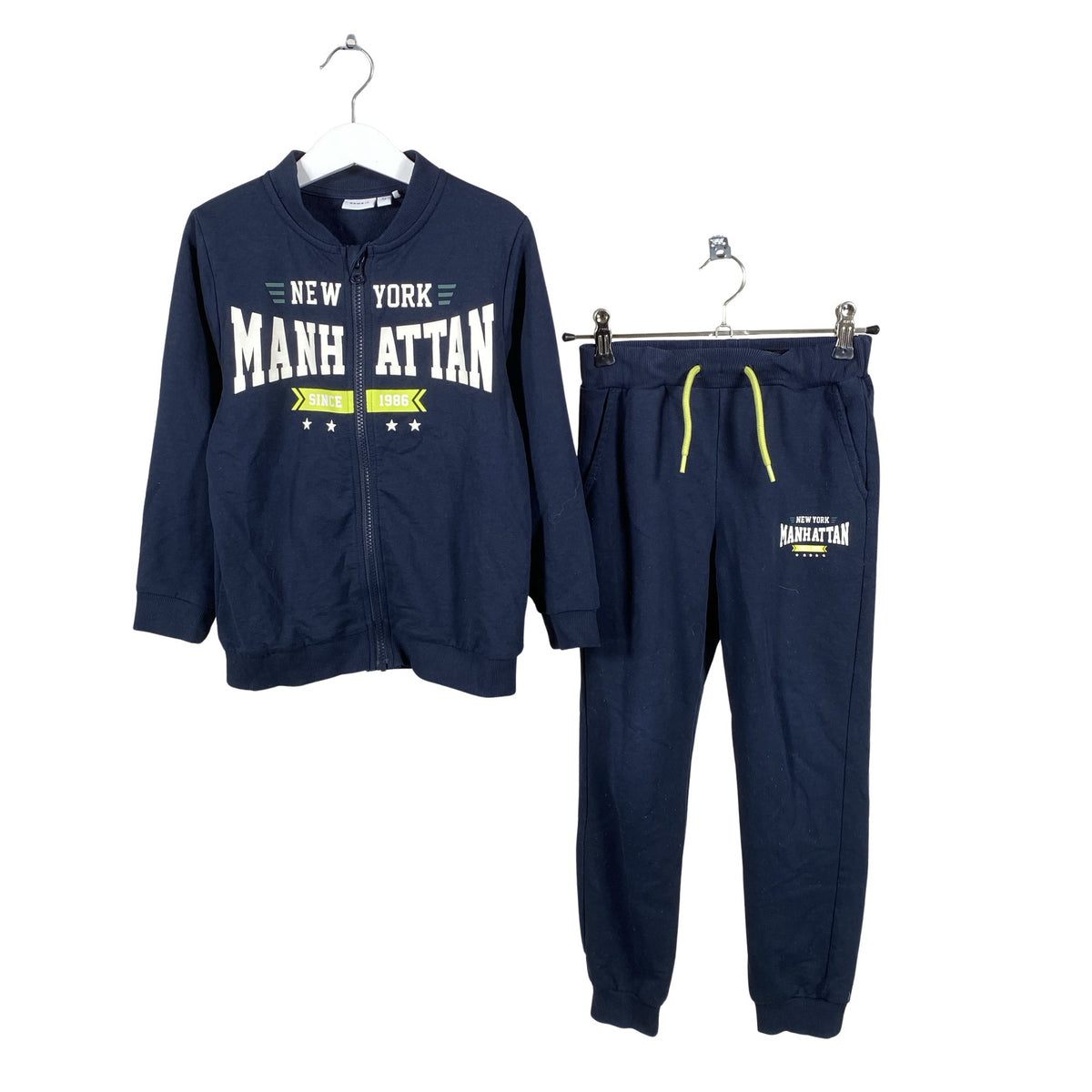 Unisex Name It - Sweatshirt and pants set, size 110 - 116 - Blue (1)